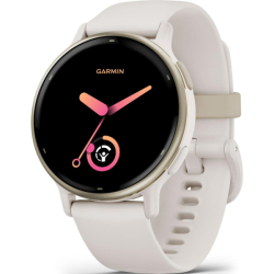 Garmin vívoactive 5 - Cream Gold / Ivory Silicone Band