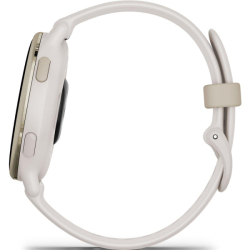 Garmin vívoactive 5 - Cream Gold / Ivory Silicone Band