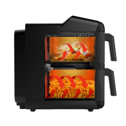 Fritéza horkovzdušná Tesla AirCook DualZone Q680 XXL černá