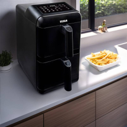 Fritéza horkovzdušná Tesla AirCook DualZone Q680 XXL černá