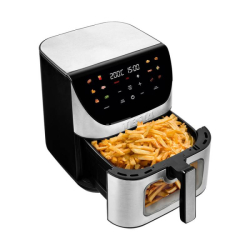 Fritéza horkovzdušná Tesla AirCook Q70 XXL WiFi Pro černá/nerez
