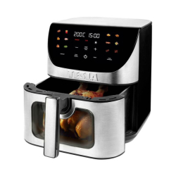 Fritéza horkovzdušná Tesla AirCook Q70 XXL WiFi Pro černá/nerez