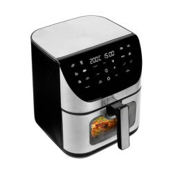 Fritéza horkovzdušná Tesla AirCook Q70 XXL WiFi Pro černá/nerez