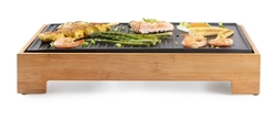 Stolní elektrický gril Plancha - Bamboo Style - DOMO DO9271G
