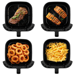 Fritéza horkovzdušná Tesla AirCook Q70 XXL WiFi Pro černá/nerez