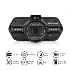 TrueCam A7s GPS (s hlášením radarů) černá