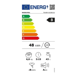 Pračka Whirlpool Alliance HR TDLRBX 6252BS EU bílá