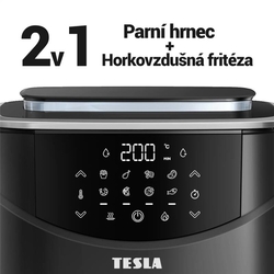 Tesla AirCook & Steam QS500 2v1 černá